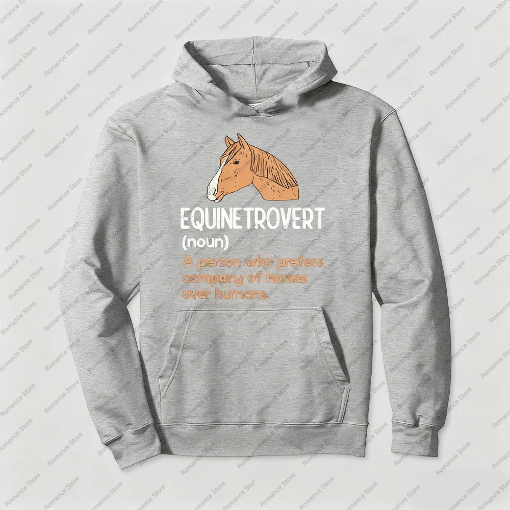 Horse Lover Humor Hoodie – Saddle Up & Smile - Image 3