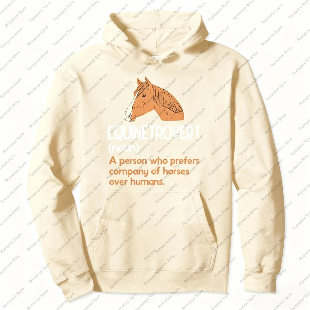 Horse Lover Humor Hoodie – Saddle Up & Smile - Image 4